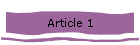 Article 1